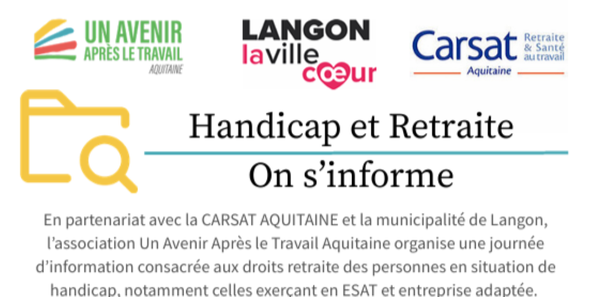 Handicap et retraite on s'informe