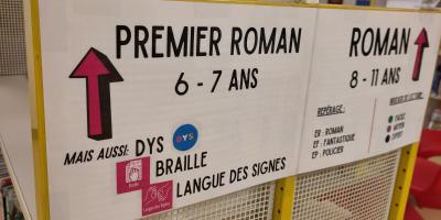 premier roman 6-7 ans dys braille langue des signes