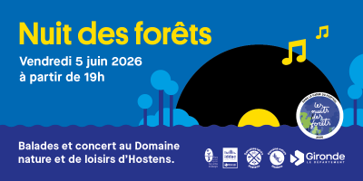 Nuit dLe 5 juin, balades et concerts au domaine nature et loisirs d'Hostens